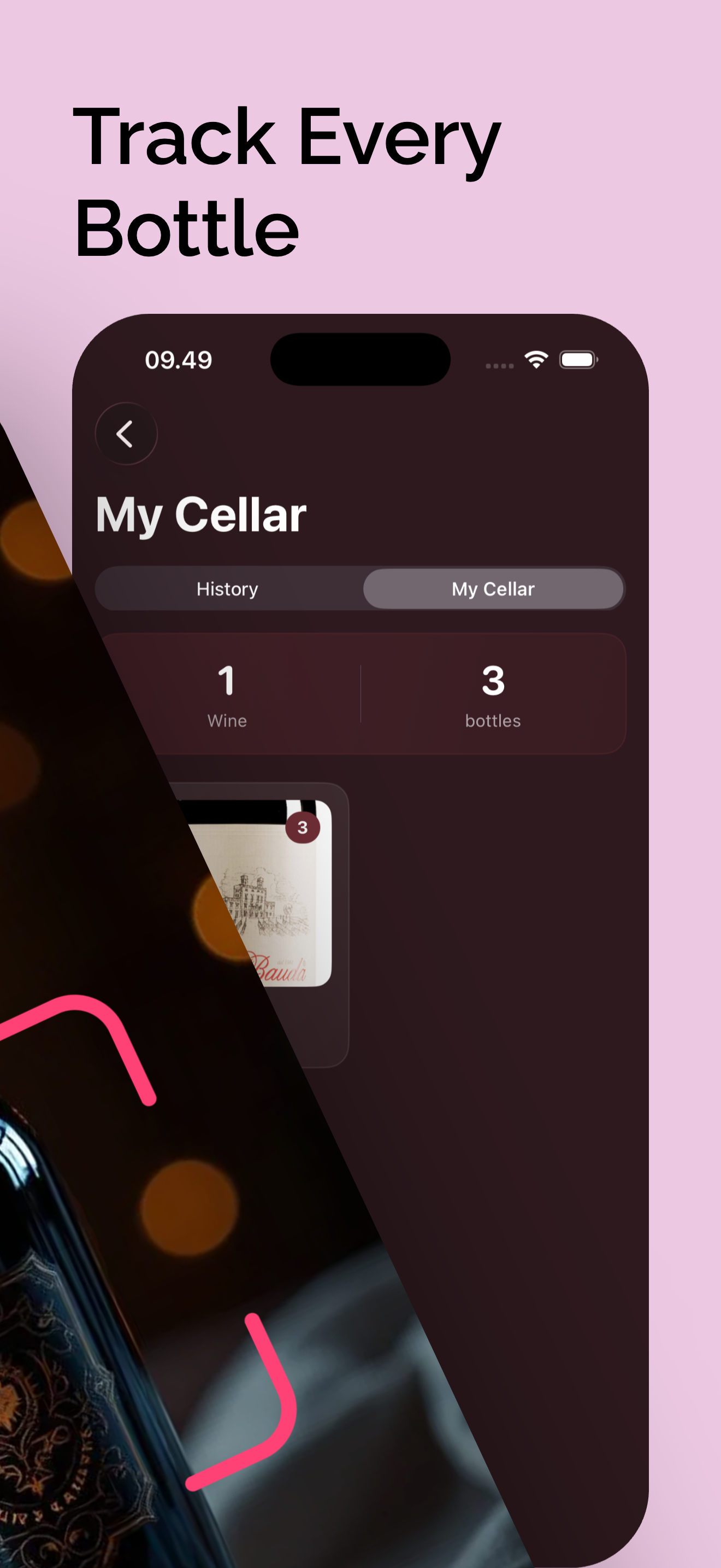 Track every bottle in your cellar